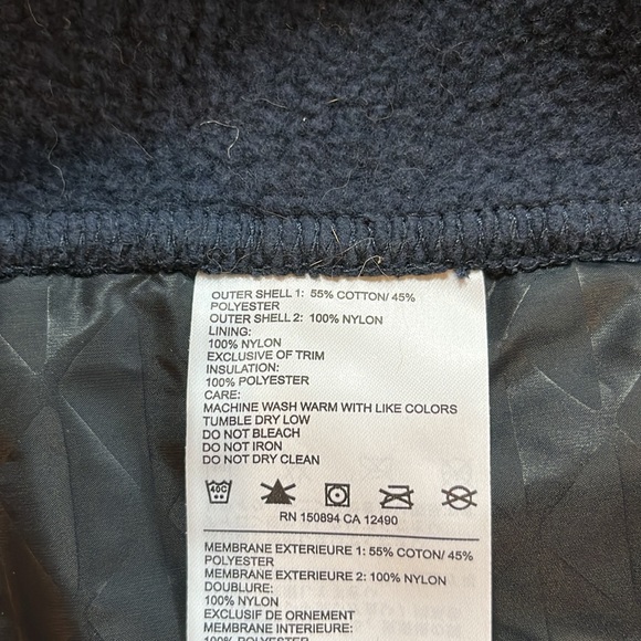 Women’s Holden Small Navy Bomber Jacket Puffy - Picture 6 of 6